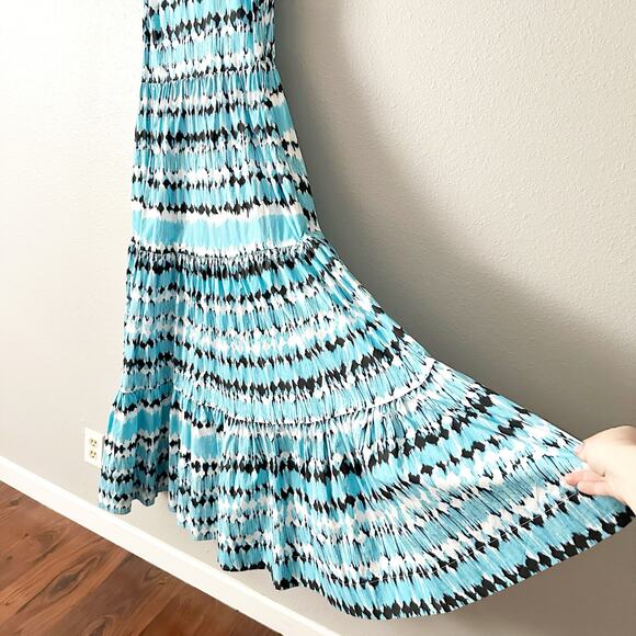 Tyler Boe Sleeveless Tiered Circle Maxi Dress Women's Size‎ Small light blue - Picture 4 of 14